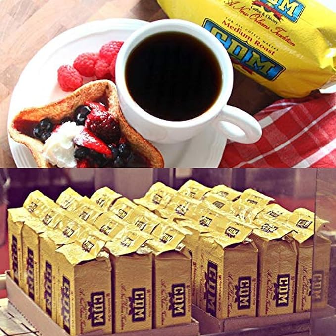 CDM Ground Coffee & Chicory Regular Grind, 34.5oz Can (Pack of 1)