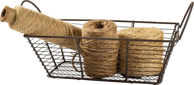 Primitives by Kathy 103183 Rustic Wire Basket, Small