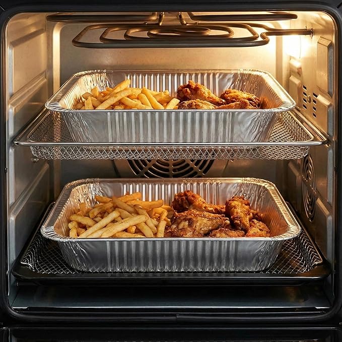 9x13 Thickened Aluminum Foil Pans, 20Pack Extra Deep Disposable Aluminum Pans for Roasting, Baking, Cooking, Food Prep, Chafing, Steam Table, Oven, Cake, and Party Catering.