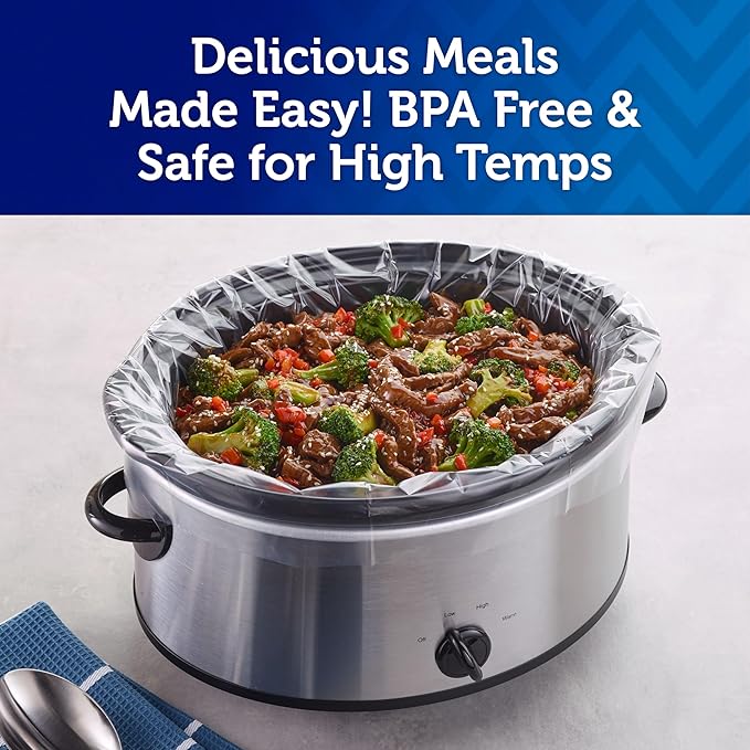 Reynolds Kitchens Slow Cooker Liners, Regular (Fits 3-8 Quarts), 20 Count (Pack of 2)