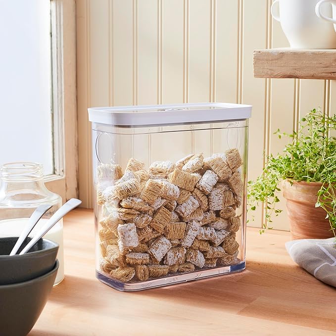 ZWILLING Fresh & Save Cube Box, Plastic, Airtight Dry Food Storage Container, Medium X-Tall Cube, 3M Container, 3-qt