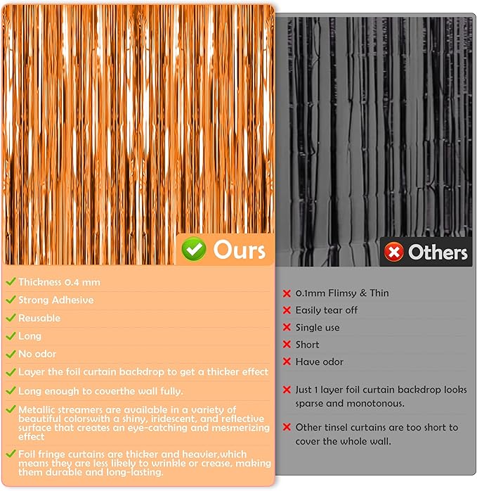 OHOME Thanksgiving Decorations -Thanksgiving Backdrop Streamers | Friendsgiving Decor for Indoor Outdoor Outside - Fall Porch Banner Essentials for Door Wall Party Favors Photo Booth Props,2 Pack
