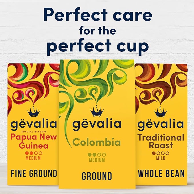 Gevalia Colombia Medium Roast Ground Coffee, 20 oz Bag