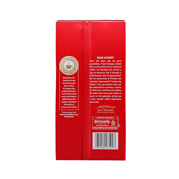 Community Coffee Dark Roast Ground Coffee, Vacuum Packed 23 Ounce Bag (Pack of 1)