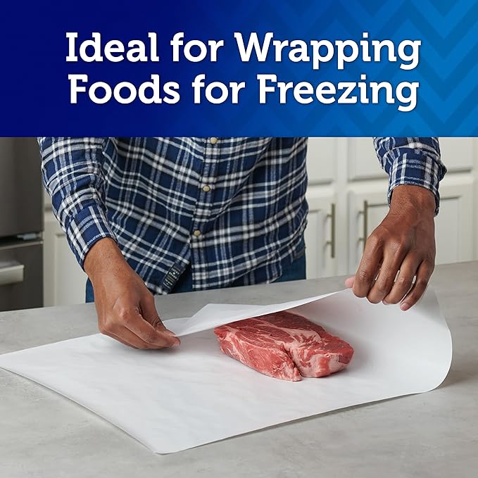 Reynolds Freezer Paper, 50 Square Foot Roll | White | Pack of 2