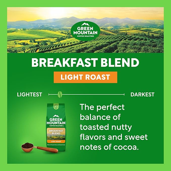 Green Mountain Coffee Breakfast Blend - Ground (12 ounces)