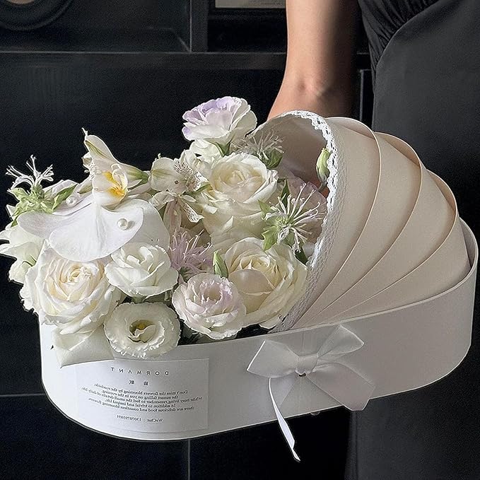 Unique Flower Box Wedding Celebration Present Container for Weddings Special Event Reusable