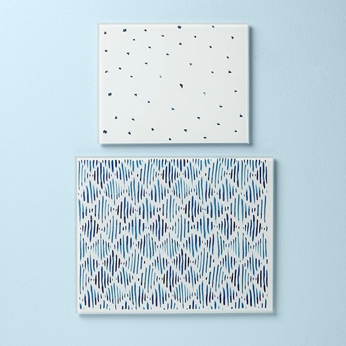 Lenox 895698 Blue Bay 2-Piece Glass Cutting Board Set