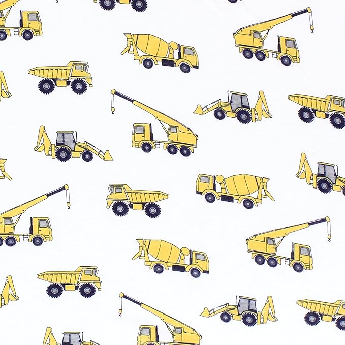 Hudson Baby Unisex Baby Cotton Toddler Pillow Case, Construction, One Size