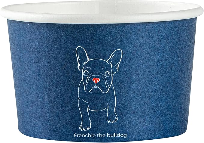 Restaurantware Blue 200 Count To Go Cup Disposable 3 x 3 x 1.8 Inches Paper Mini Cup Grease-Resistant Cup Recyclable Durable Design, Lids Sold Separately