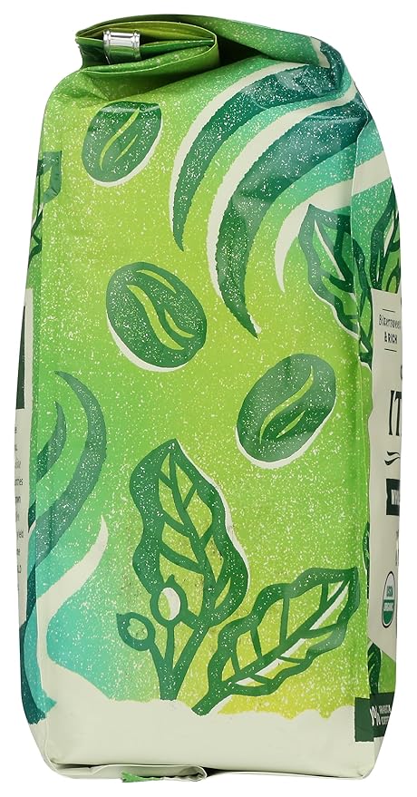 Whole Foods Market, Organic Whole Bean Coffee, Dark Italian Roast, Bittersweet, Rich & Velvety, 12 Ounce