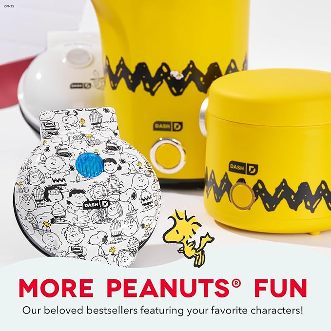 Peanuts x Dash Mini Waffle Maker