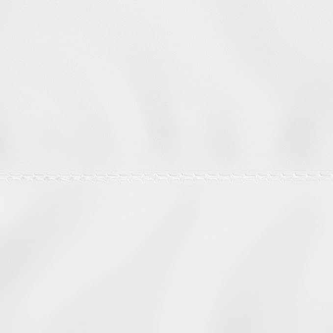 Pointehaven 410SPCWH 410TC Long Staple Cotton Pillow Cases Pair,White,Standard