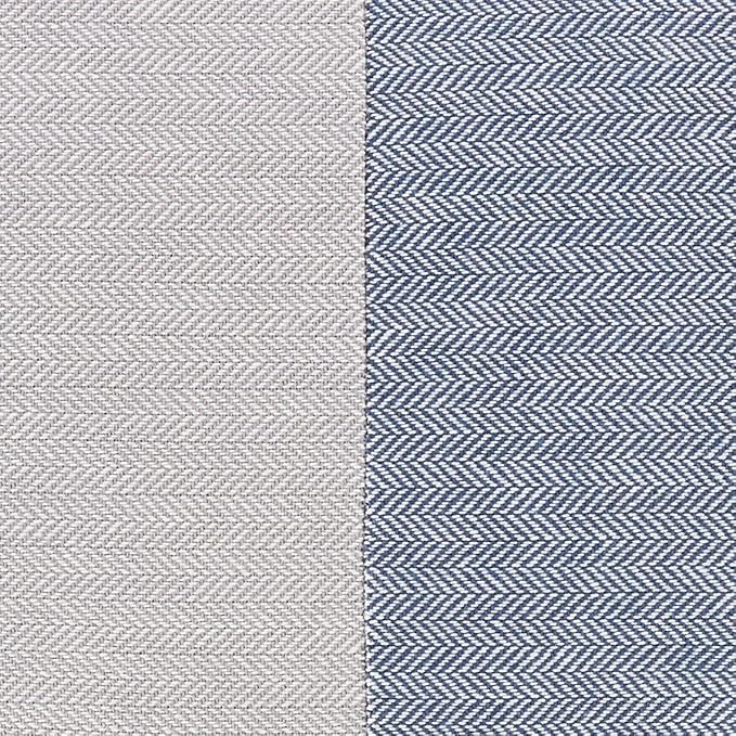 Nautica - Throw Pillow, Cotton Bedding with Hidden Zipper Closure, Mediterranean Inspired Home Decor (Fairwater Blue, 14" x 20")