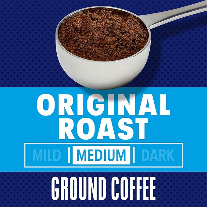 Maxwell House Original Roast Ground Coffee, 33.1 oz Canister, Pack of 6
