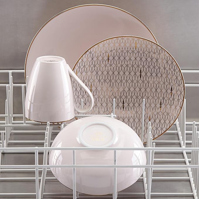 Lenox Trianna Blush 4-Piece Place Setting, 5.50 LB, Pink