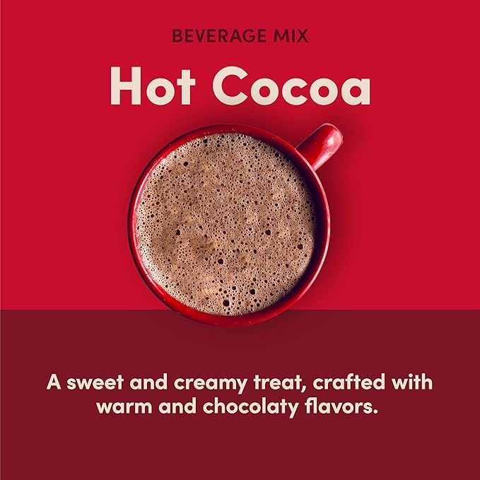 Tim Hortons Original Hot Chocolate, Single Serve Keurig K-Cup Pods, 10 Count (Pack of 2)