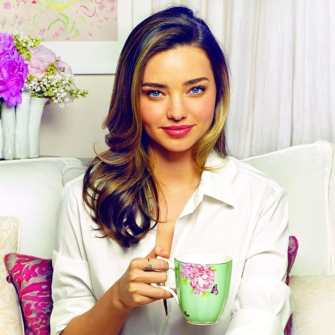Miranda Kerr For Royal Albert Friendship Vintage Mug, Sage Green, 13.5 oz