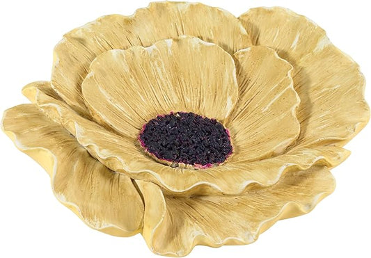 Avanti Linens - Soap Dish, 100% Hand-Painted Resin Bathroom Accessories, Floral Home Decor (Marielle)