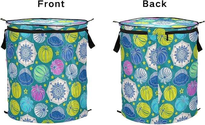 Cute Cartoon Rainbows laundry basket folding and waterproof baskets for organizing with sturdy handle round Decorativas utility for baby towel towel guarda ropa para cuarto