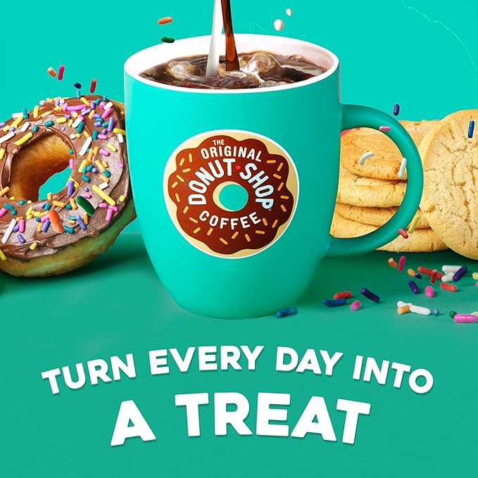 The Original Donut Shop Cookie Dough So Delicious Coffee, Single-Serve Keurig K-Cup Pods, 60 Count