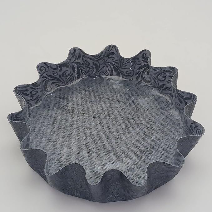 Andreas Silicone LP5-431 Scroll Grey 5" Lillie Pad