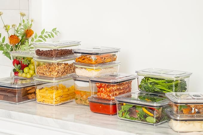 LatchLok Click 14.5 Cup Food Storage Container, Sage