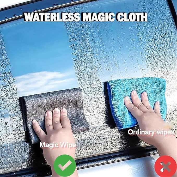 10 Pack Thickened Magic Cleaning Cloth for Stainless Steel, Thickened Dual-Sided Magic Cleaning Cloth, For Streak Free Cleaning, Glass, Windows, Kitchen Appliances, Reusable Absorbent Towels (10PC)