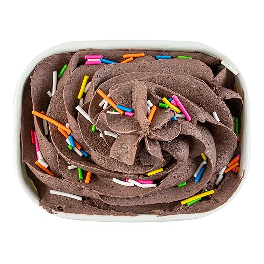 Coppetta 12 Ounce Dessert Cups, 50 Greaseproof Ice Cream Cups - Lids Sold Separately, For Hot And Cold Foods, Frosty Delight Paper Yogurt Bowls, Disposable, Sturdy - Restaurantware