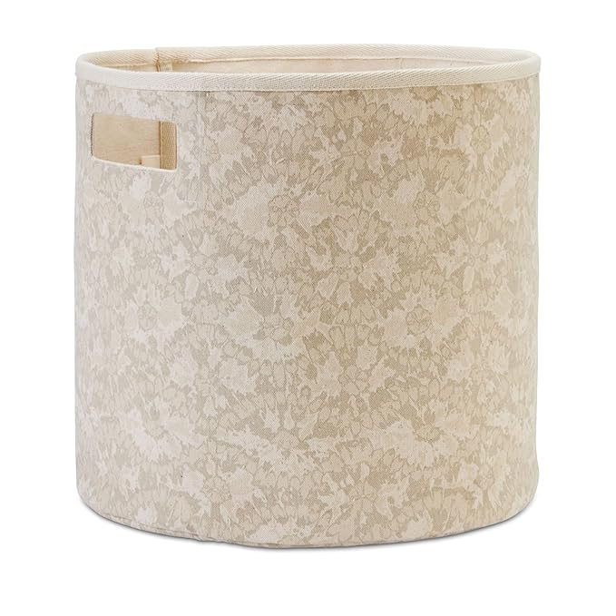 Crane Baby Willow 100% Cotton Storage Bin - Perfect for Nursery Organization, Handcrafted Design