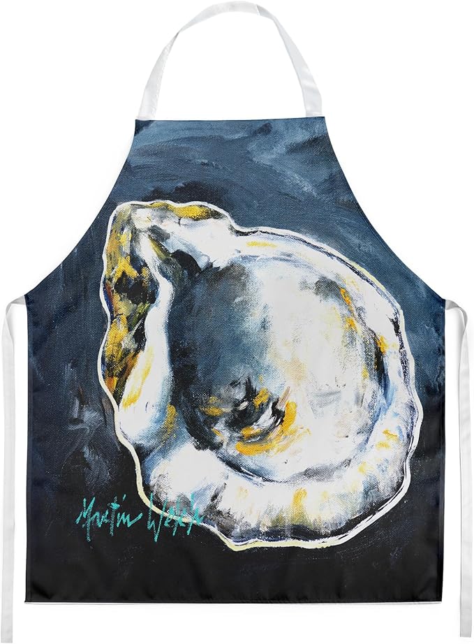 Caroline's Treasures Blue Star Oyster Apron Cooking Kitchen Server Baking Crafts Gardening for Adult Women Men, Unisex, Large, Multicolor