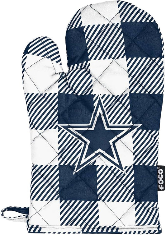 FOCO NFL Unisex-Adult NFL Team Logo Grilling Cooking Chef Gear - Oven Mitt