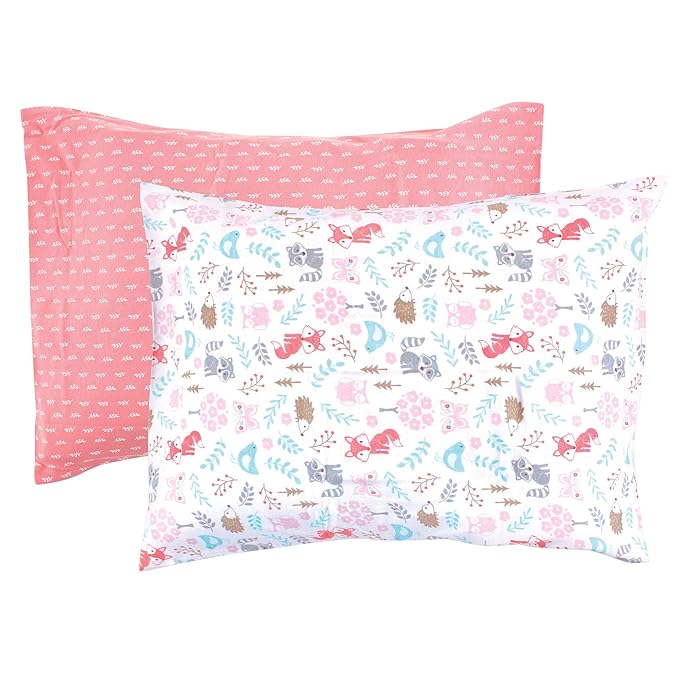 Hudson Baby Unisex Baby and Toddler Cotton Toddler Pillow Case, Woodland Fox, One Size