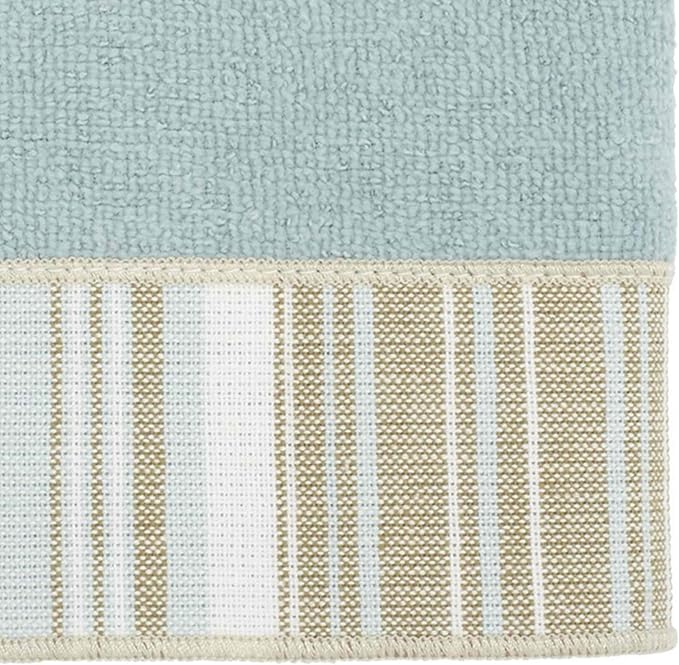 Avanti Linens - Hand Towel, Soft & Absorbent Cotton Towel (By the Sea Collection, Mineral)