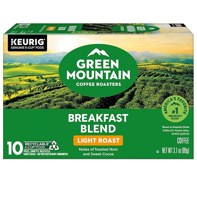 Green Mountain Coffee Roasters® Breakfast Blend, 60ct