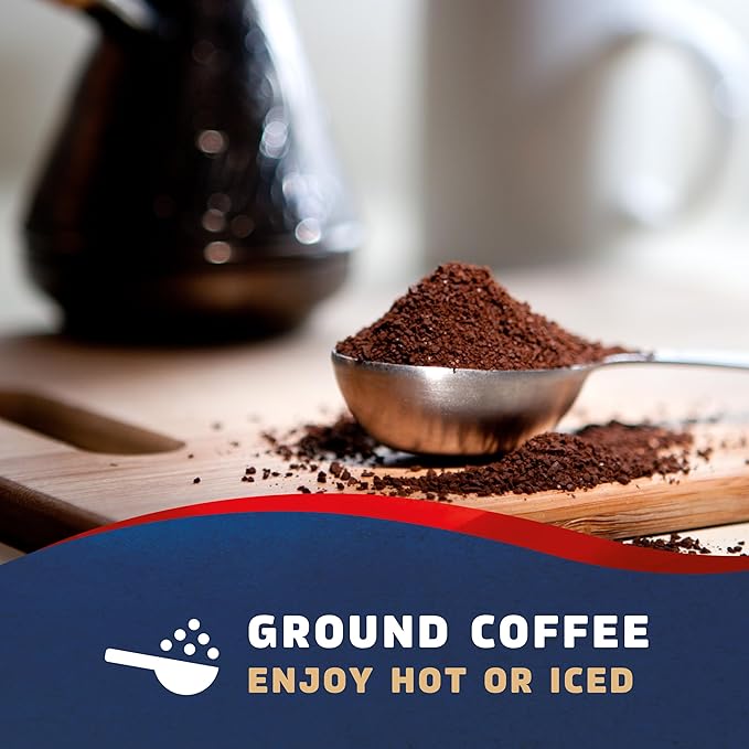 Seattle’s Best Coffee, Dark Roast Ground Coffee, Henry's Blend, 100% Arabica, 6 Bags (12 oz Each)