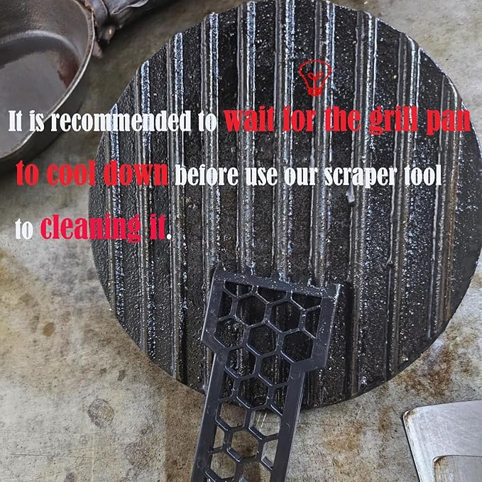 2Pcs Scraper Tool for Ninja Woodfire Grill, Kitchen Grill Cleaning Scraper Accessories for Ninja Woodfire Grill,(Won't melt)