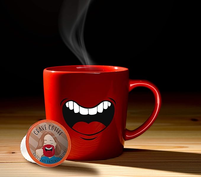 Crave Beverages Flavored Coffee Pods Sampler, Compatible with 2.0 K-Cup Brewers, Single Serve Assorted Variety Pack, 100 Count