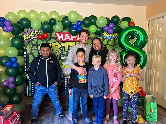 Number 6 Balloons Dark Green Party Decorations for Girl Boys, 40 In Big 6th Balloons for Engagement, Wedding, Celebration Party, Graduations, Photo Shoot