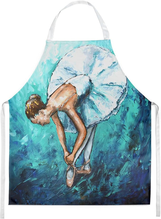 Caroline's Treasures Early Practice Ballet Apron Cooking Kitchen Server Baking Crafts Gardening for Adult Women Men, Unisex, Large, Multicolor