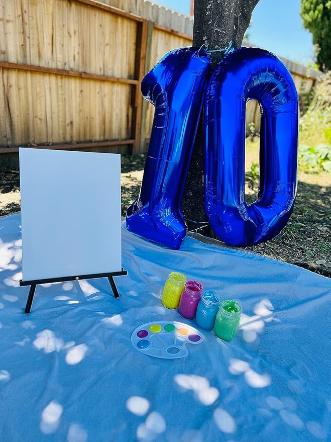 0 Balloon Numbers 40 Inch Big Dark Blue Balloon Numbers for Birthday Decoration, Baloon for 10 20 30 40 100 2025 Graduation Decor Wedding Anniversaries Party
