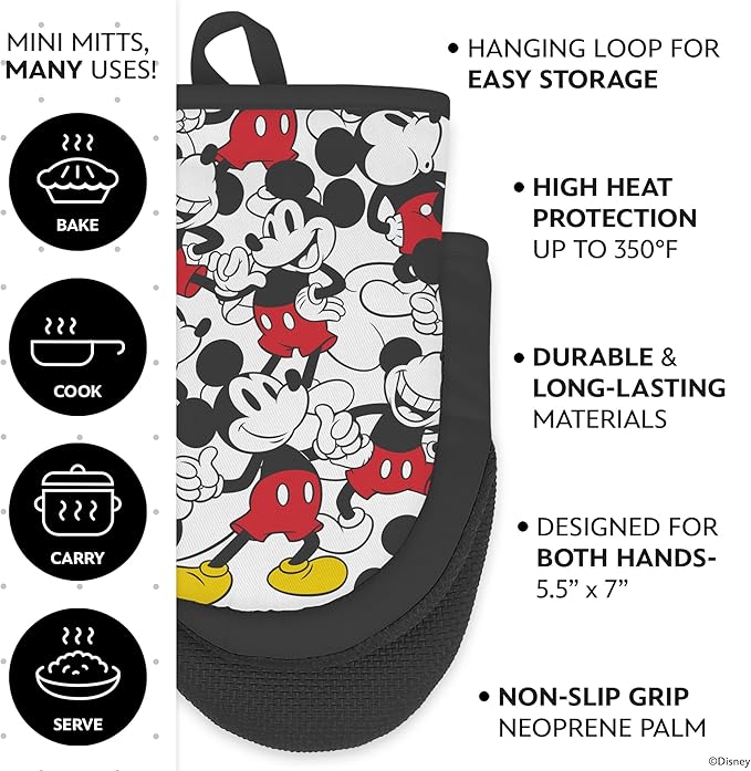 Best Brands Unisex Disney Mini Mitt & Apron Set