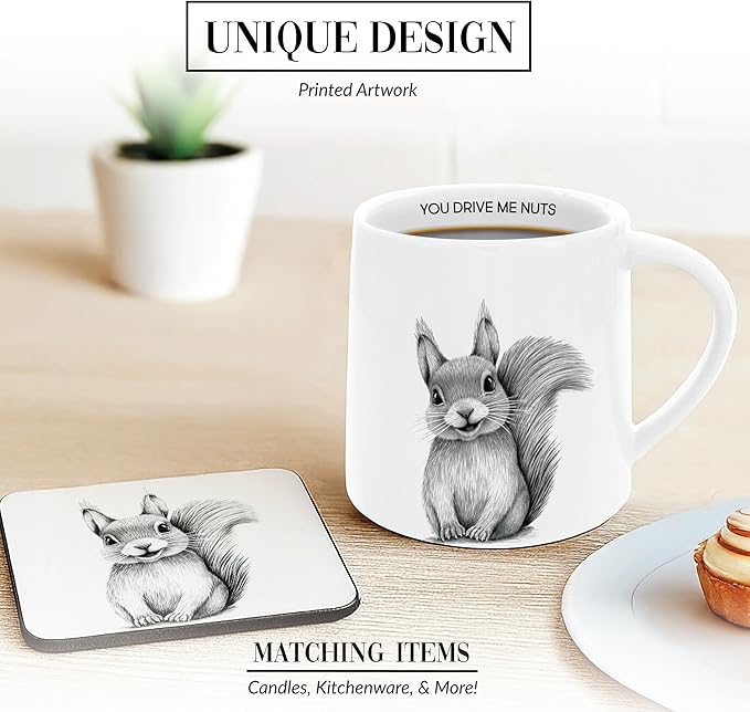 Squirrel 4.25" Coaster