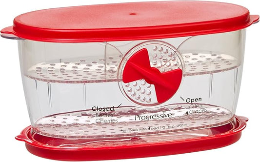 PrepSolutions Berry Keeper, Red – Freshness-Enhancing Storage for Berries and Small Fruits