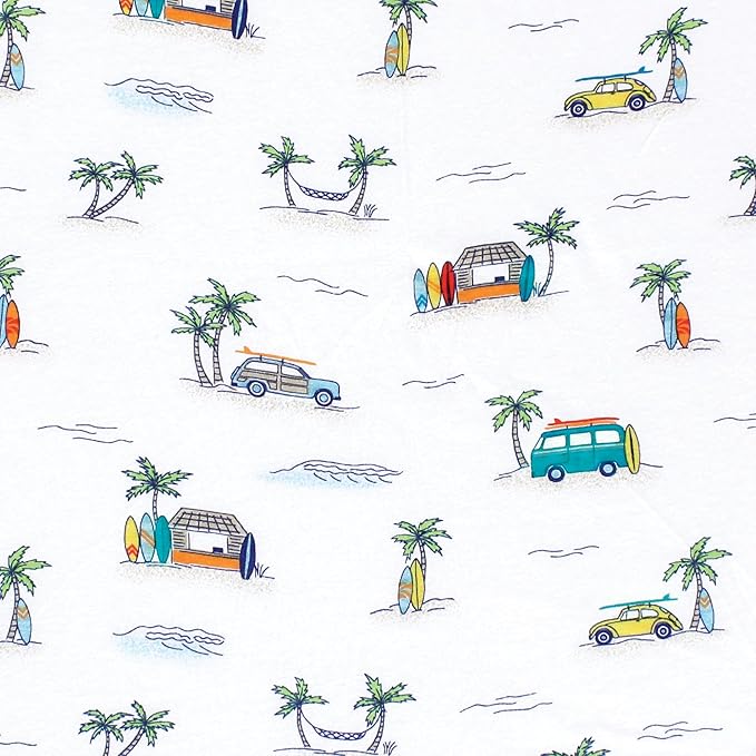 Hudson Baby Unisex Baby Cotton Toddler Pillow Case, Surfer Dude, One Size