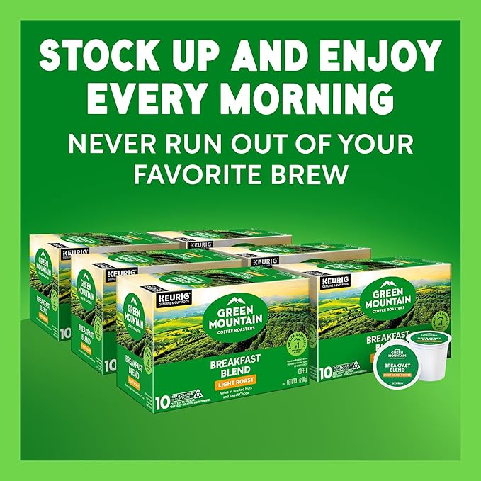 Green Mountain Coffee Roasters® Breakfast Blend, 60ct