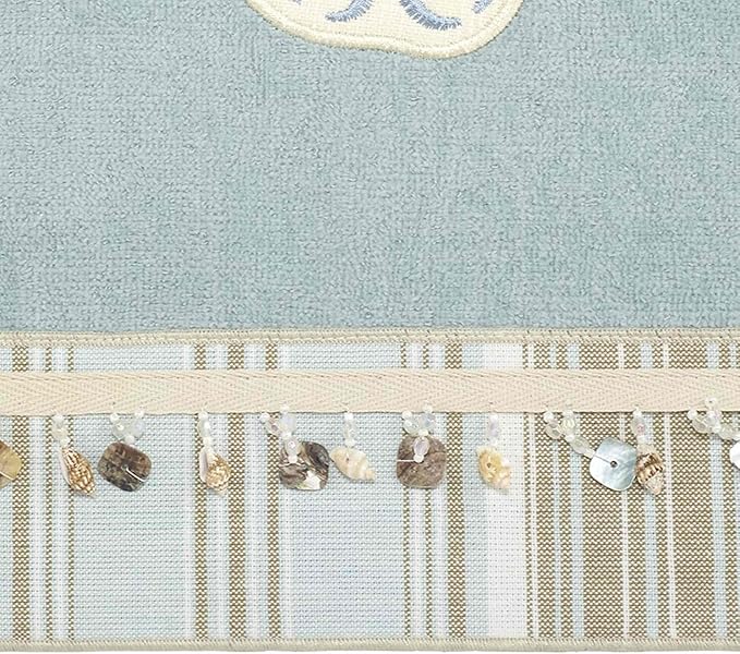 Avanti Linens - Bath Towel, Soft & Absorbent Cotton Towel (By the Sea Collection, Mineral)