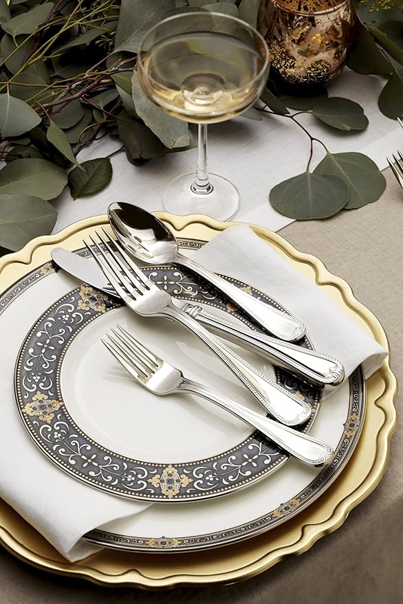 Lenox Vintage Jewel 5 Piece Boxed Set White Dinnerware