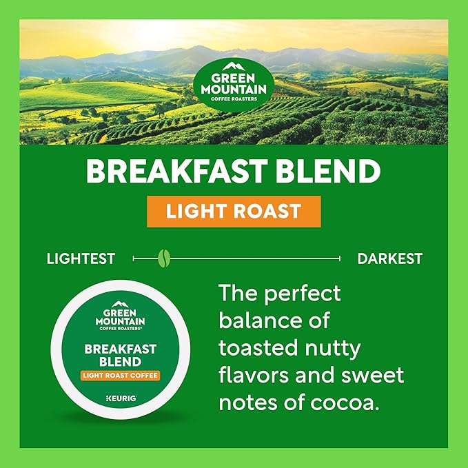 Green Mountain Coffee Roasters® Breakfast Blend, 60ct