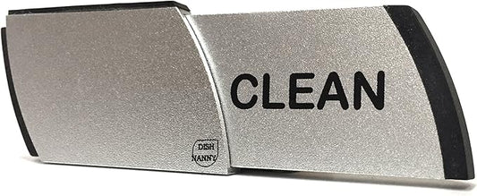 Premium Metal Dishwasher Magnet Clean Dirty Sign | Contemporary Stainless Indicator - Kitchen Gadgets for All Dishwashers, Home or Office Organiz
